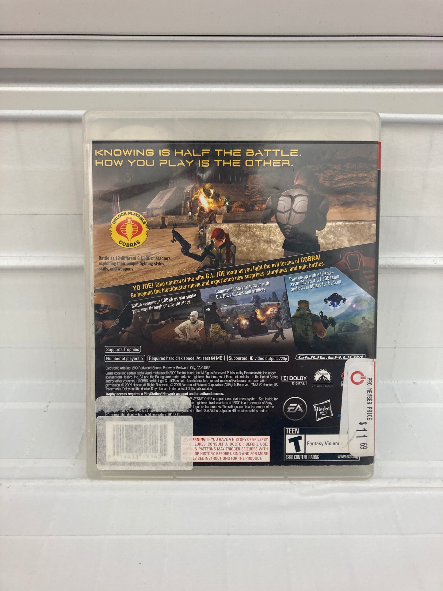 G.I. Joe: The Rise of Cobra - Playstation 3