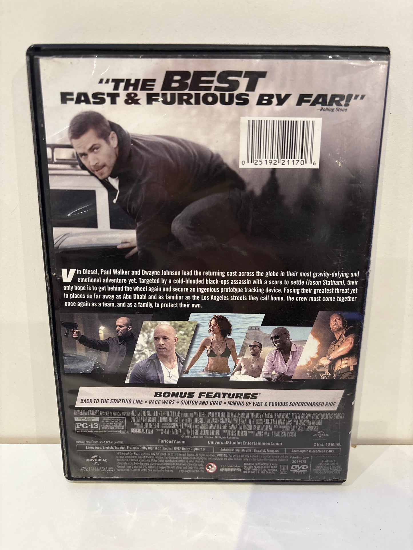 Furious 7 - DVD