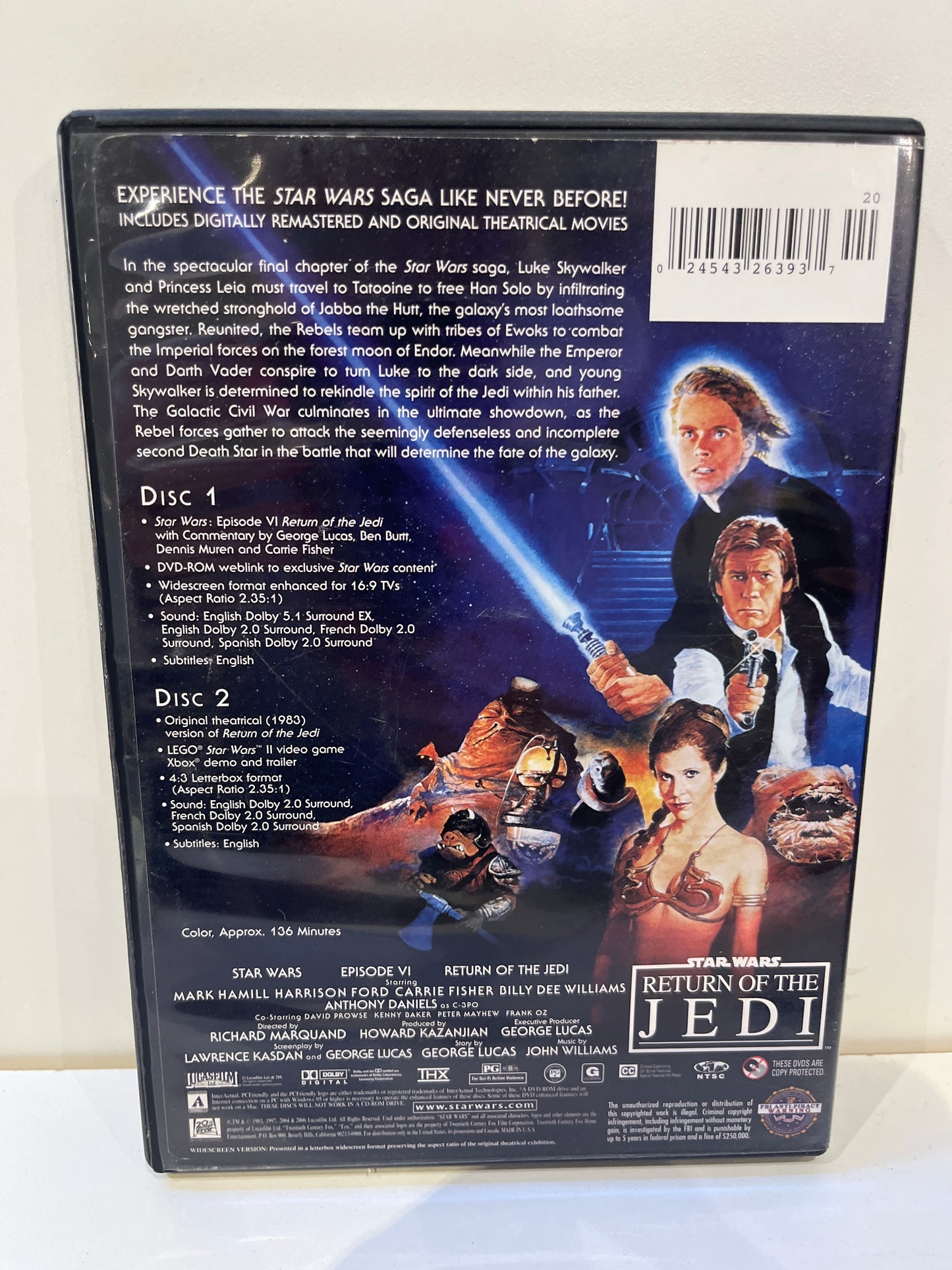 Star Wars VI: Return of the Jedi - DVD