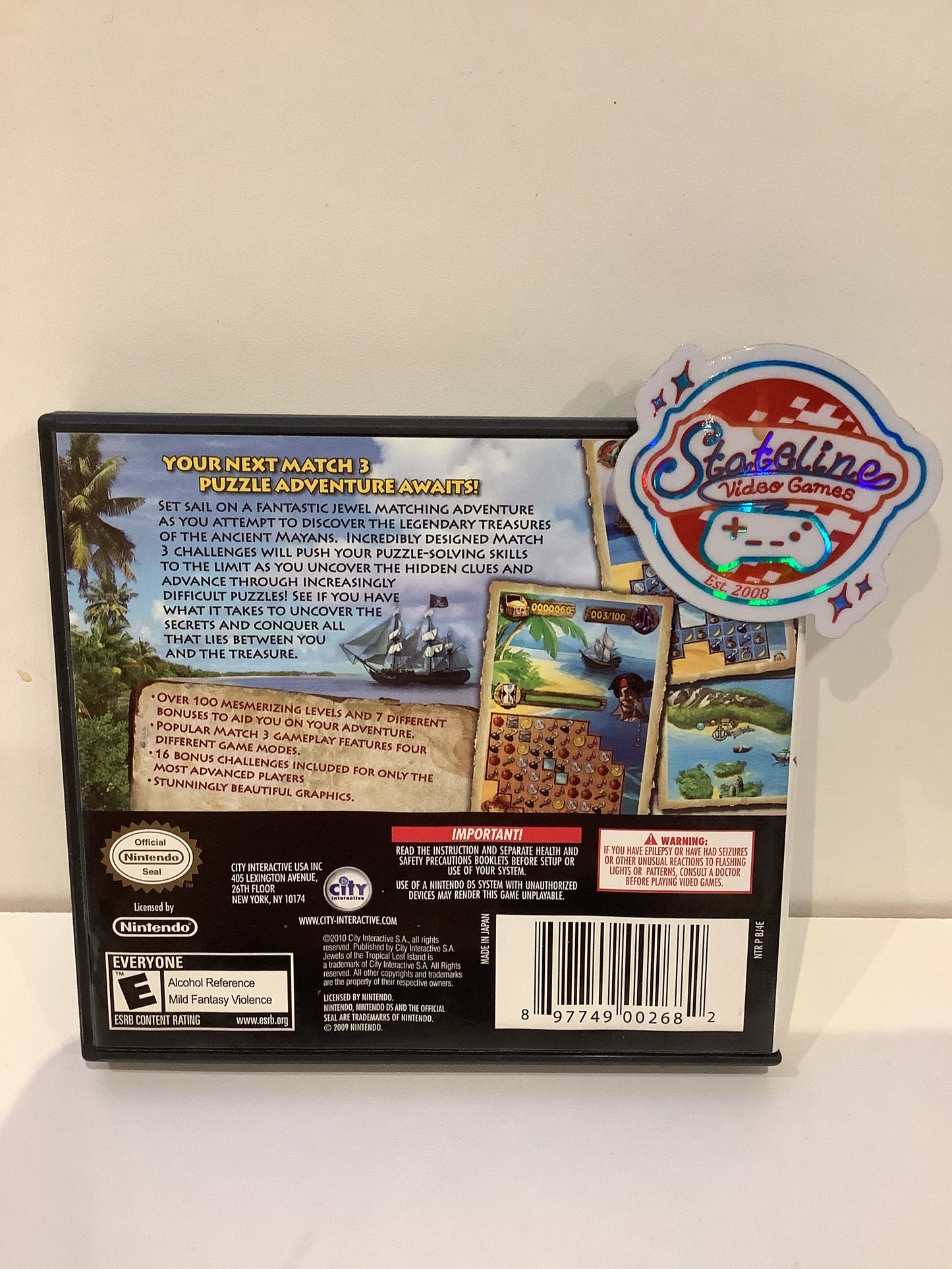 Jewels of the Tropical Lost Island - Nintendo DS