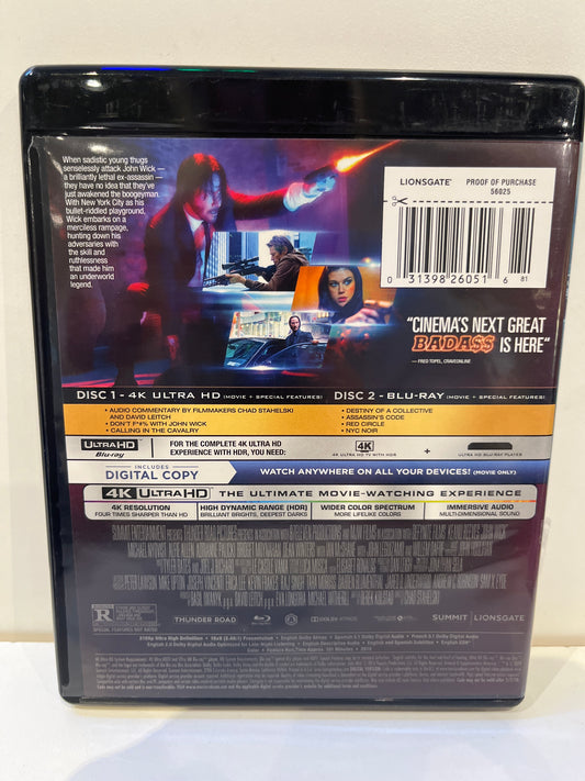 John Wick 4K - Blu-Ray