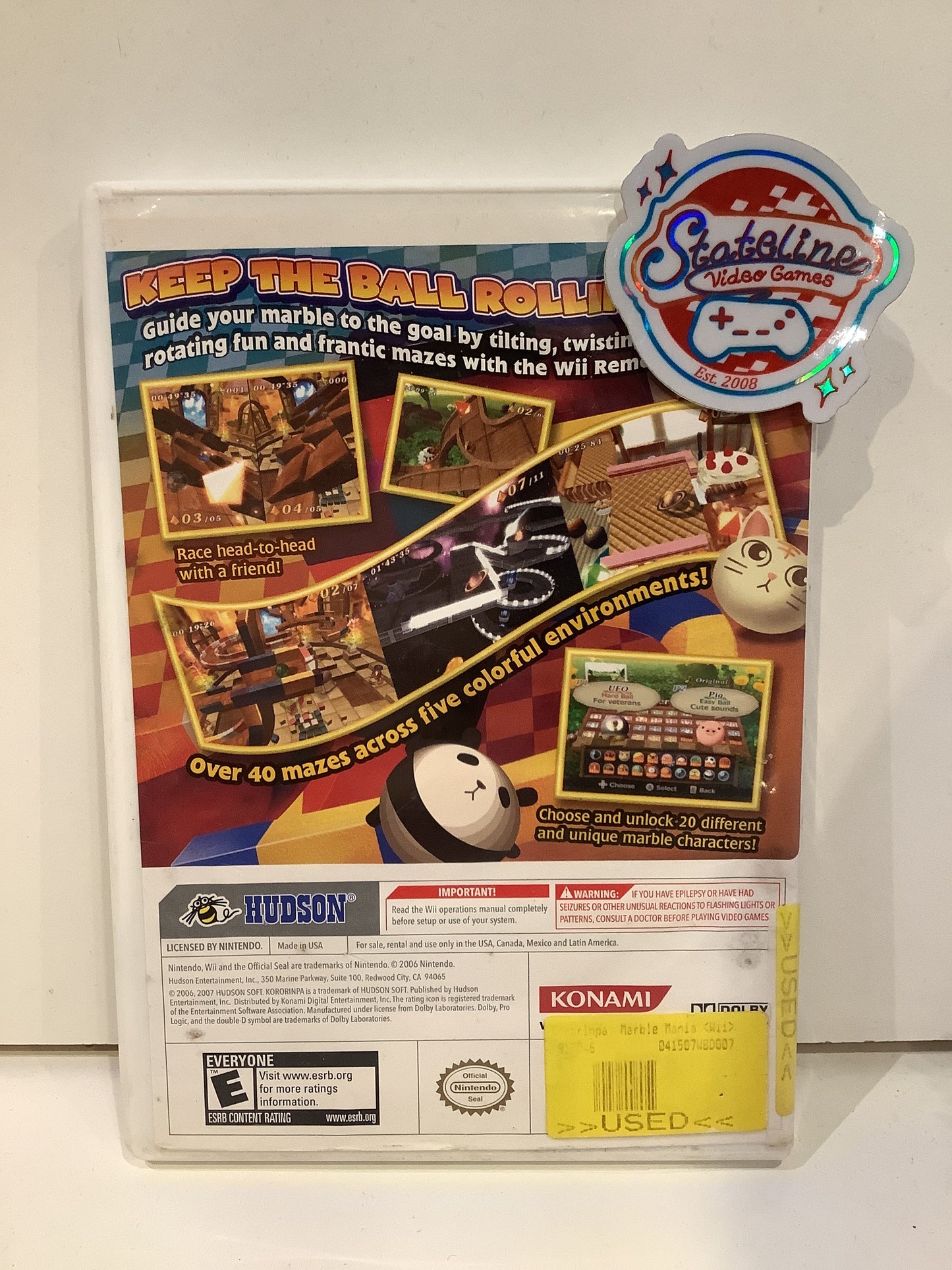 Kororinpa Marble Mania - Wii