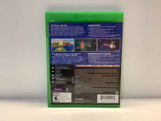 Spongebob Squarepants Battle for Bikini Bottom: Rehydrated - Xbox One