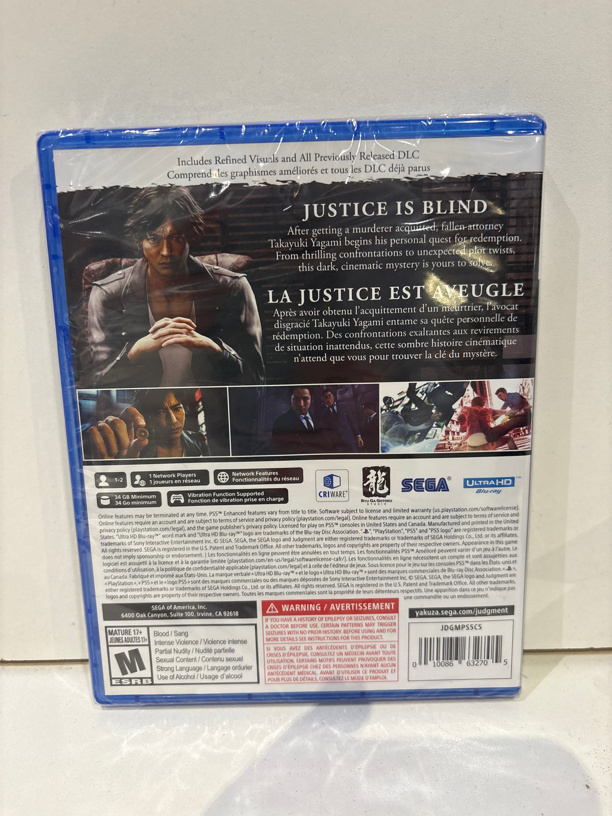 Judgment - Playstation 5