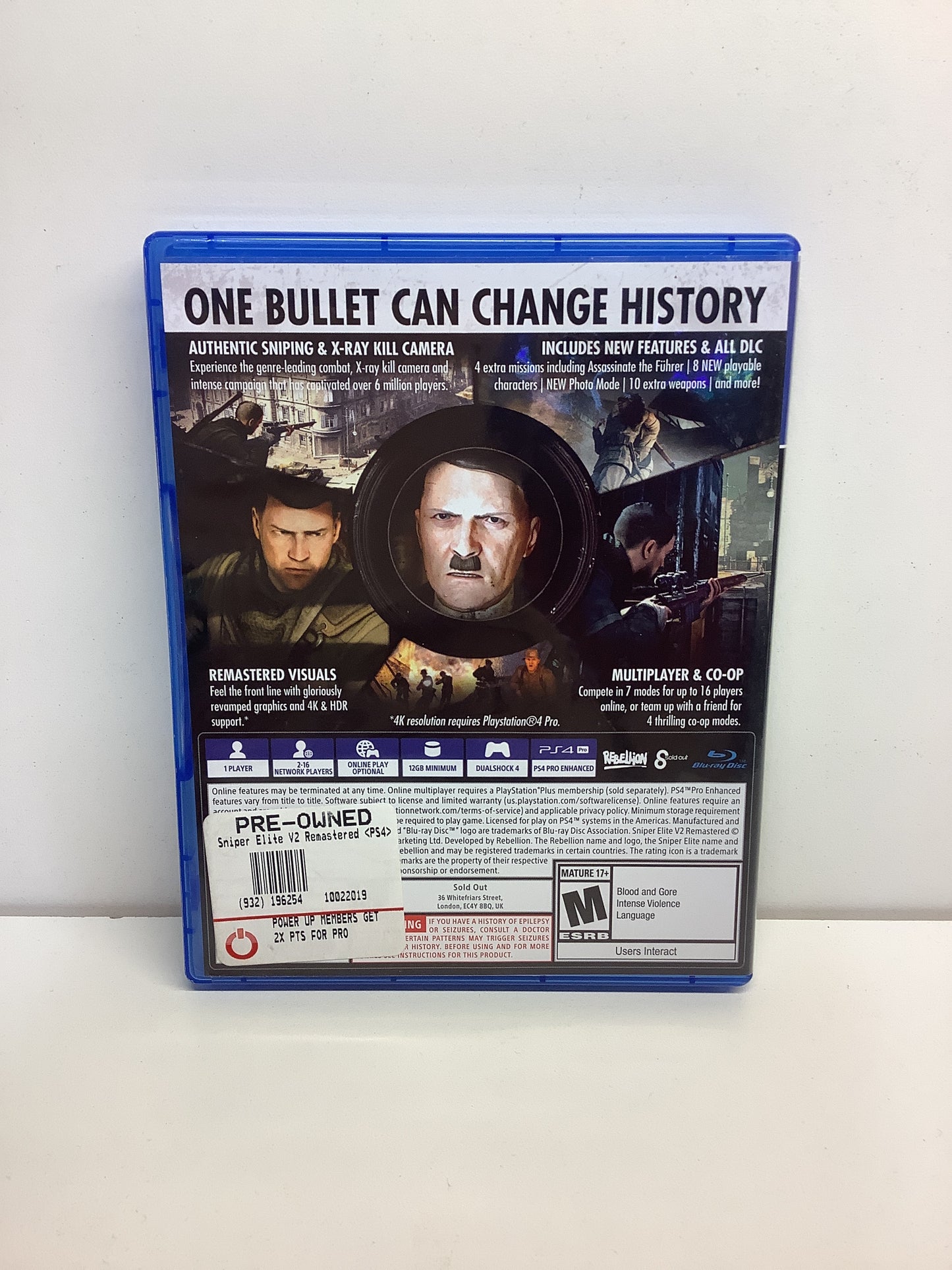 Sniper Elite V2 Remastered - Playstation 4