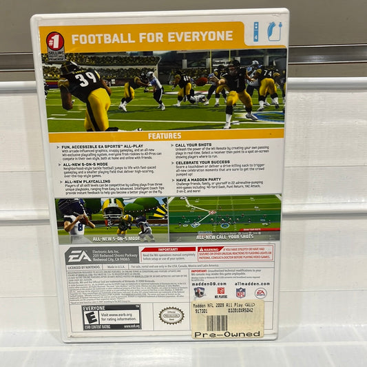 Madden 2009 All-Play - Wii