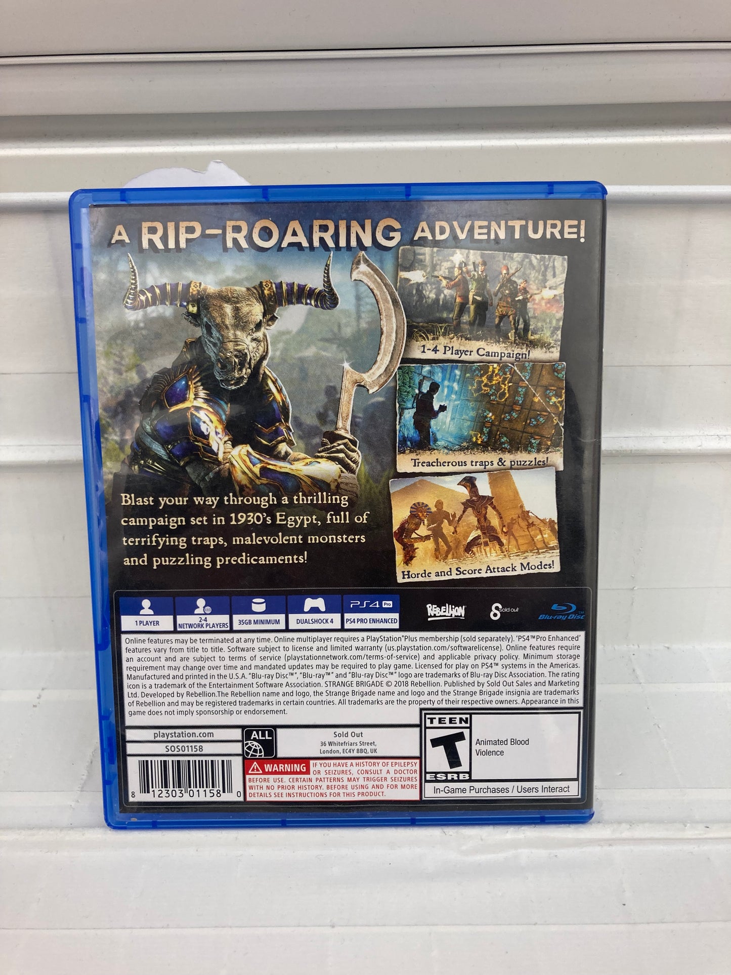 Strange Brigade - Playstation 4