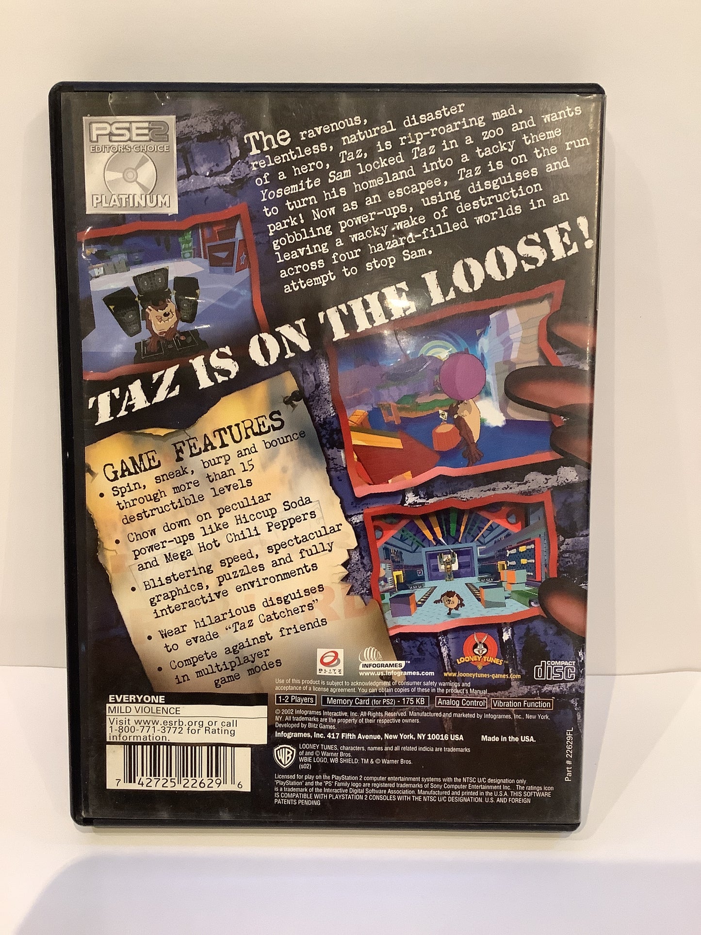 Taz Wanted - Playstation 2