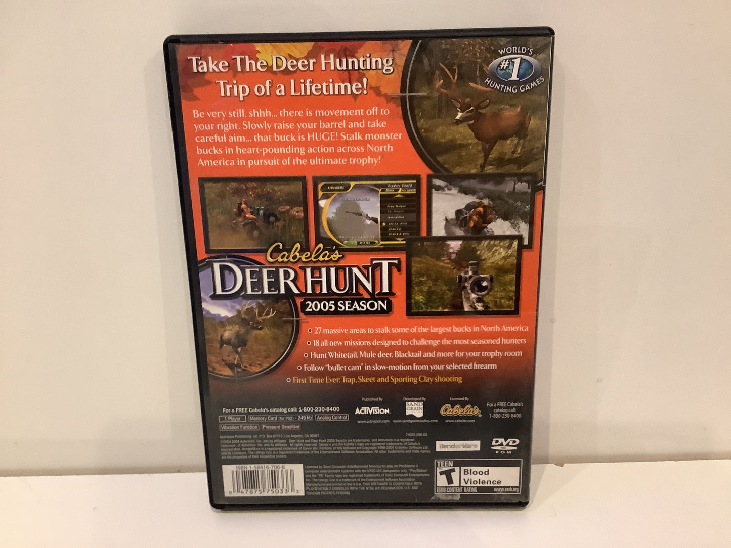 Cabela's Deer Hunt 2005 - Playstation 2