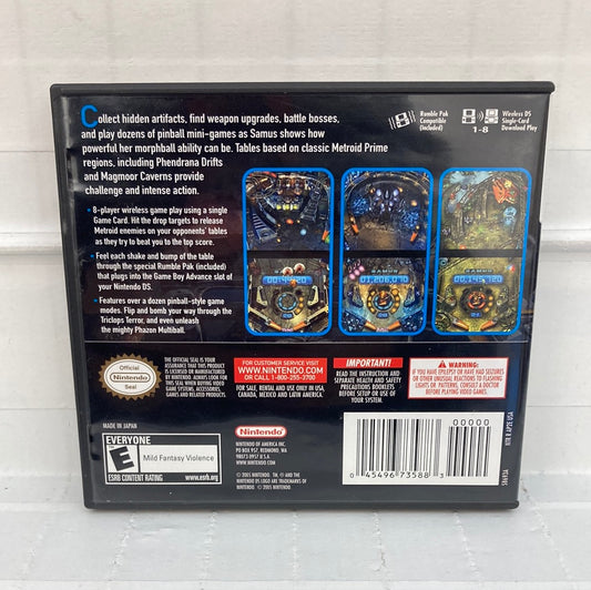 Metroid Prime Pinball - Nintendo DS