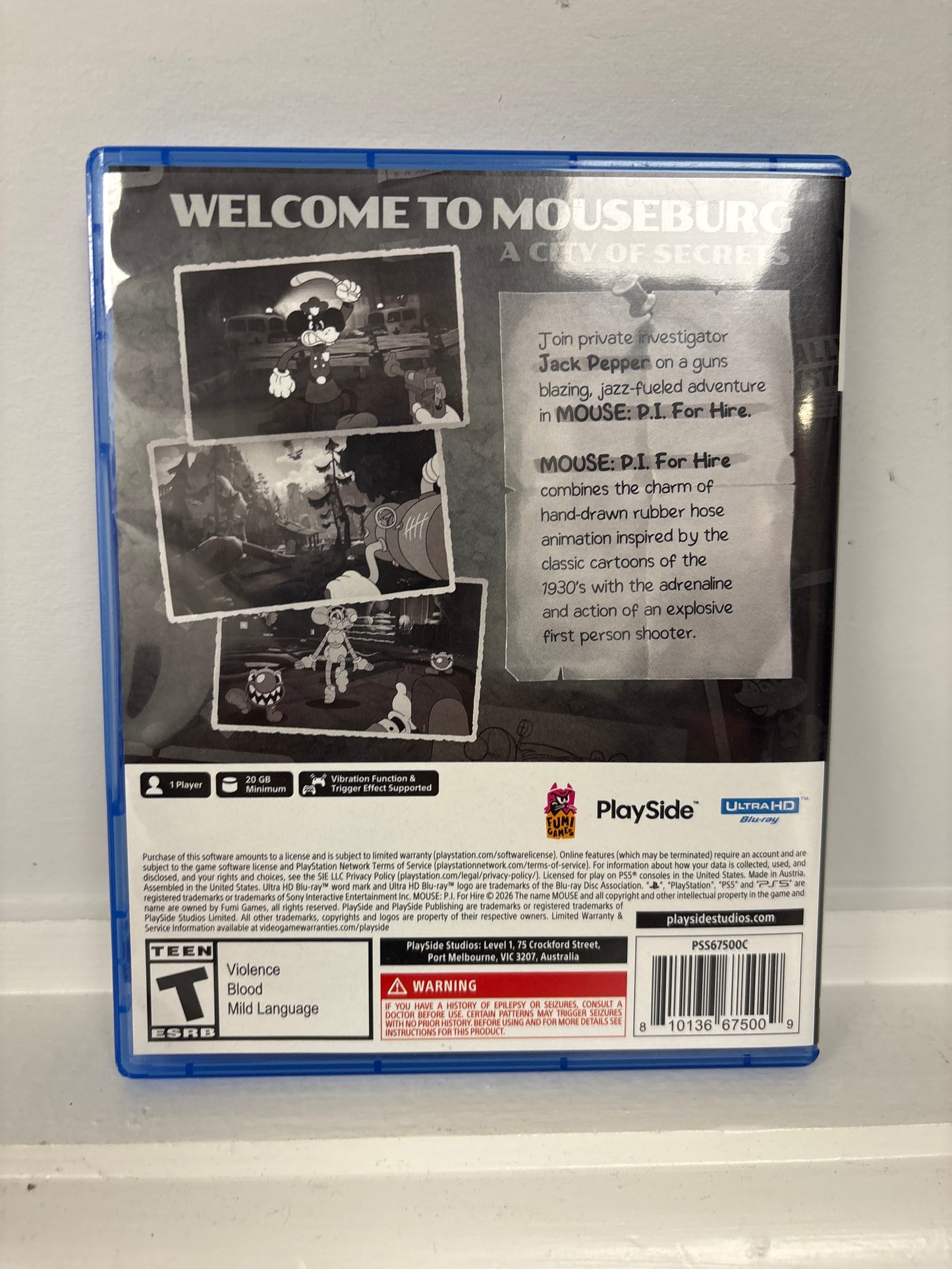 Mouse: P.I. For Hire - PlayStation 5