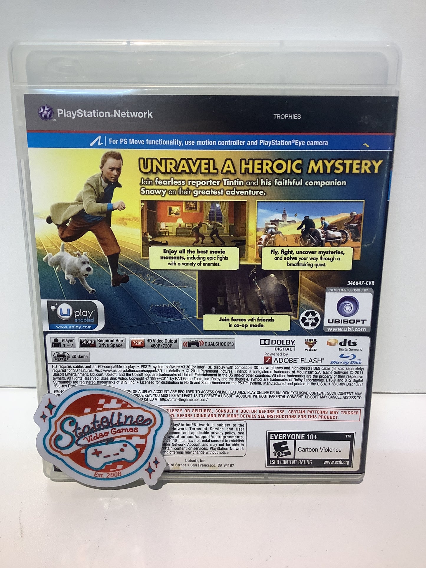Adventures of Tintin: The Game - Playstation 3