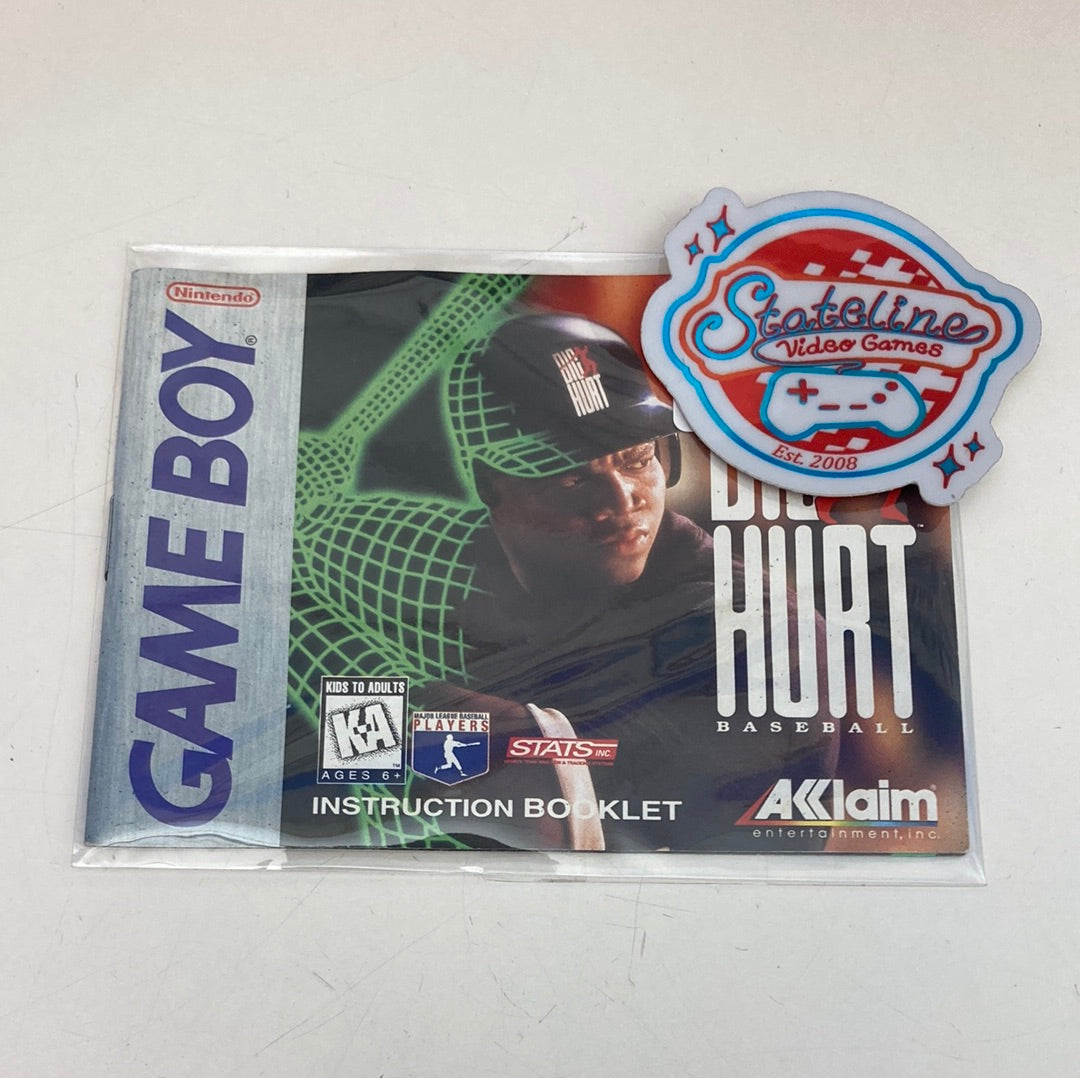 Frank Thomas Big Hurt Baseball - GameBoy