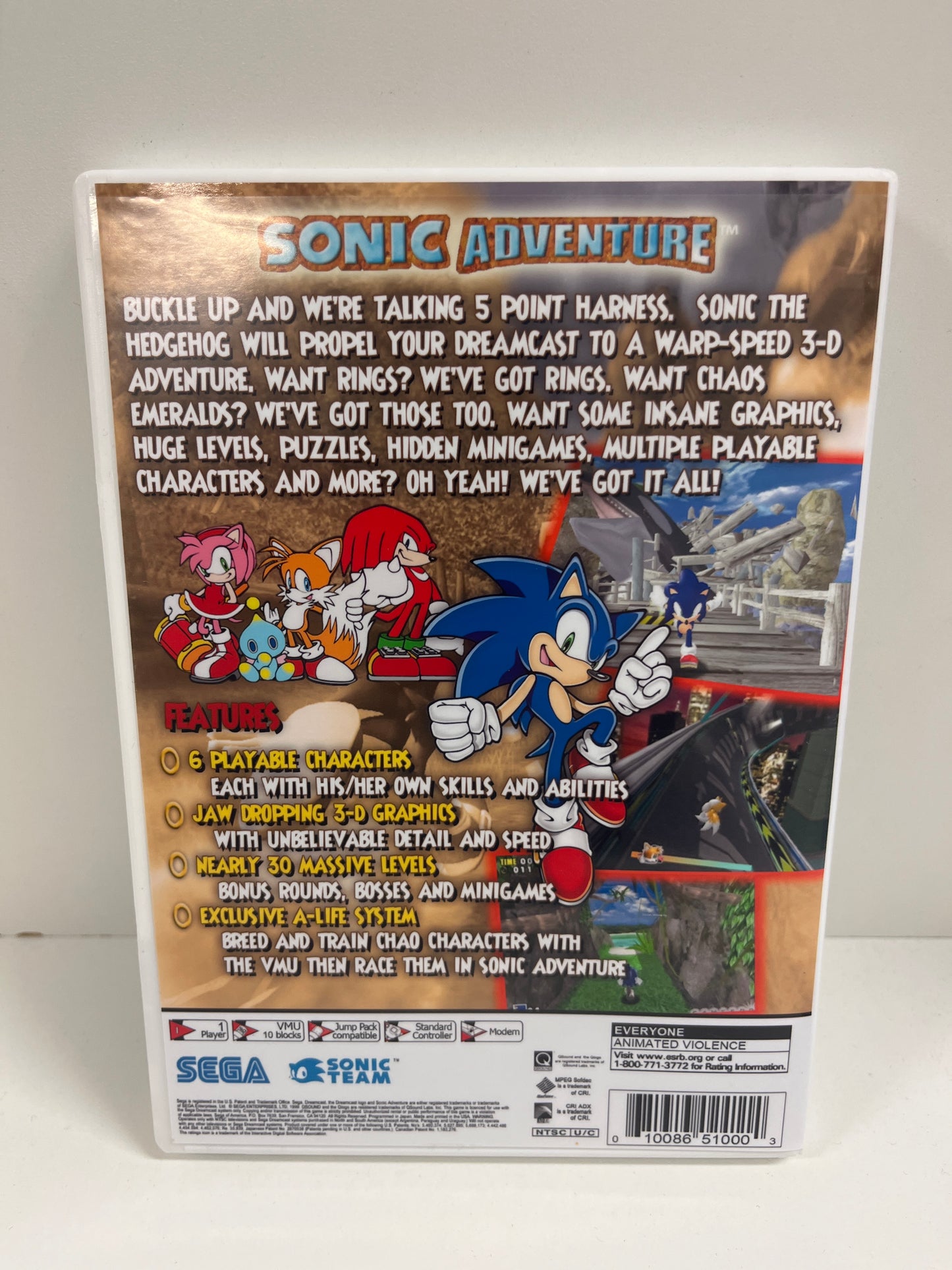 Sonic Adventure - Sega Dreamcast