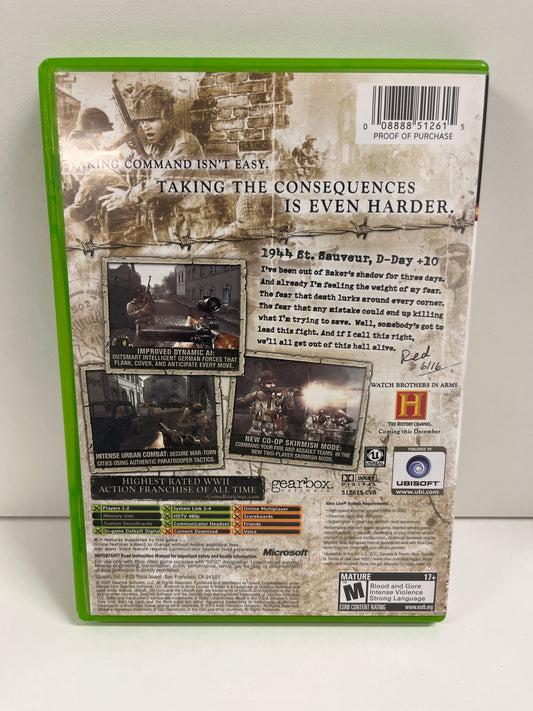 Brothers in Arms Earned in Blood - Xbox