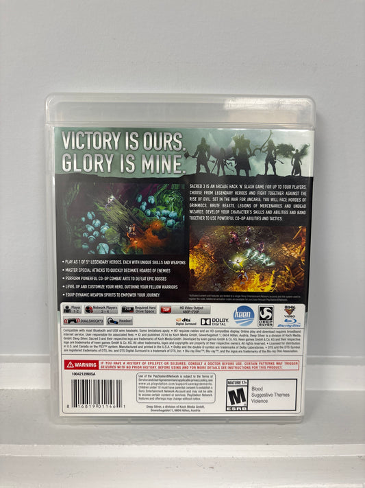 Sacred 3 - Playstation 3