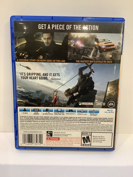 Battlefield Hardline - Playstation 4
