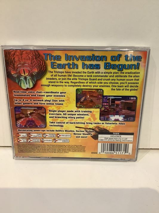 Alien Front Online - Sega Dreamcast