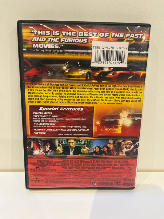 The Fast and the Furious: Tokyo Drift - DVD