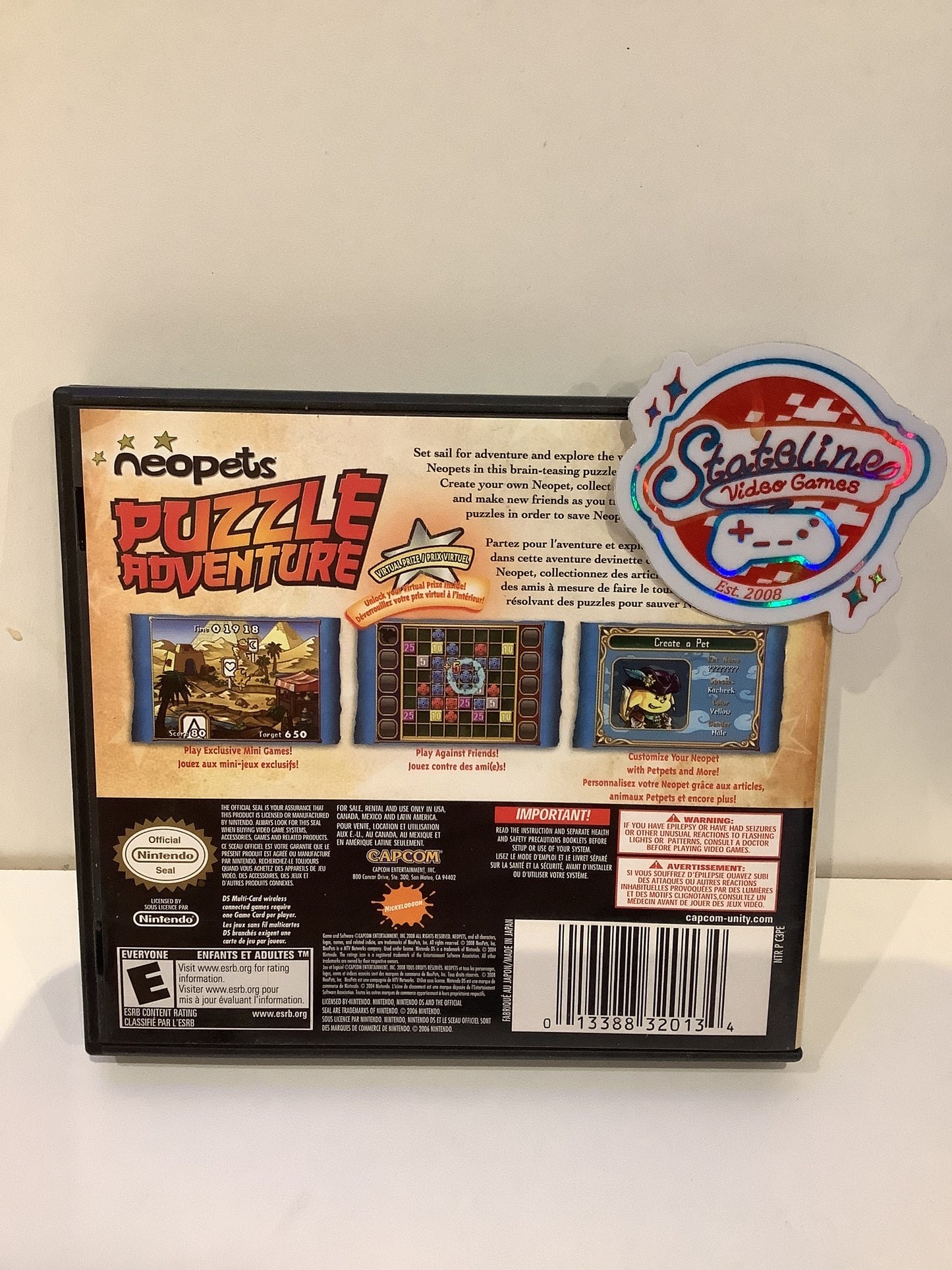 Neopets Puzzle Adventure - Nintendo DS