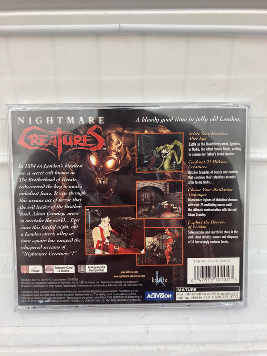 Nightmare Creatures - Playstation