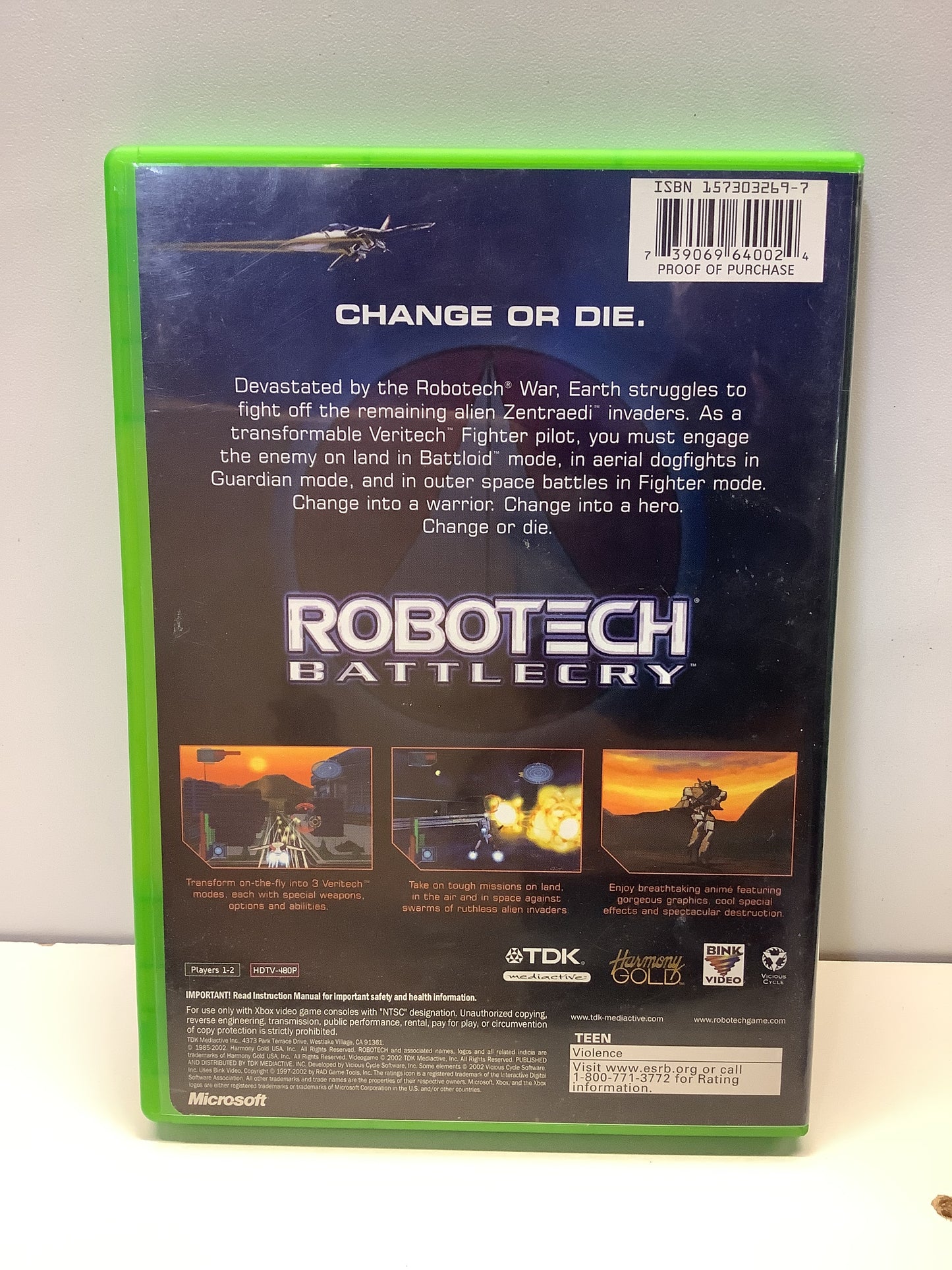 Robotech Battlecry - Xbox