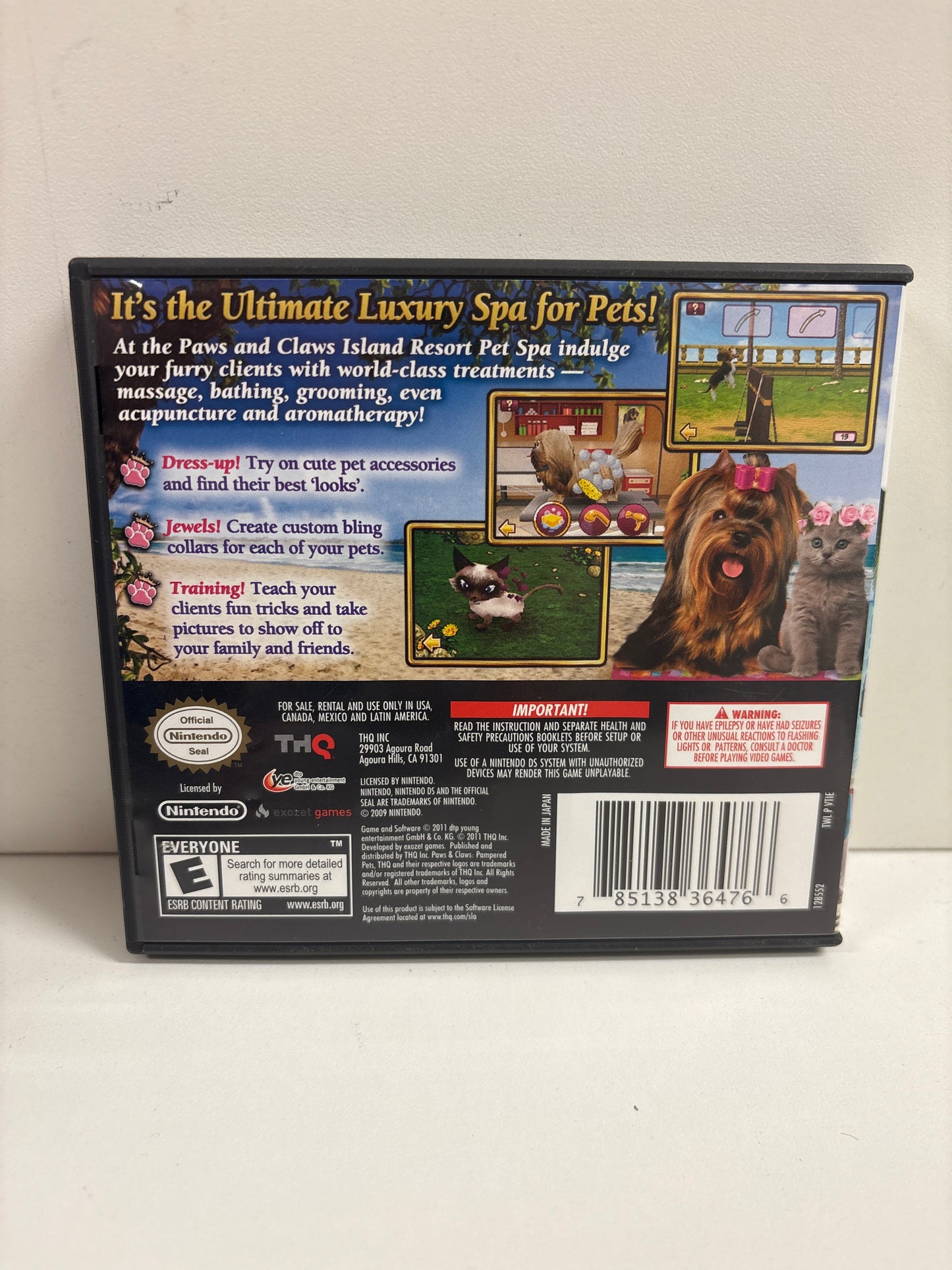 Paws & Claws: Pampered Pets 2 - Nintendo DS