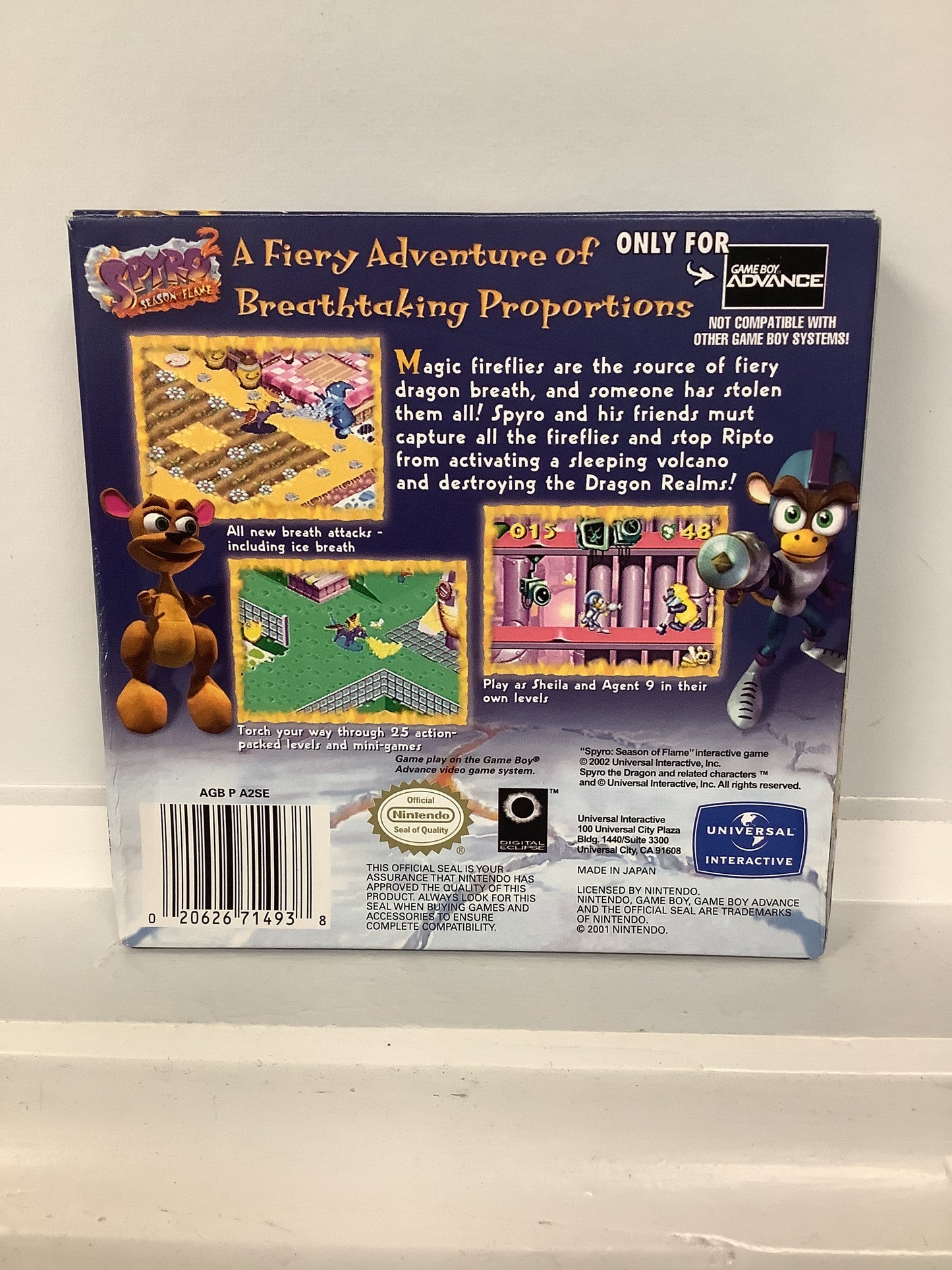 Spyro 2 Season of Flame - GameBoy Advance