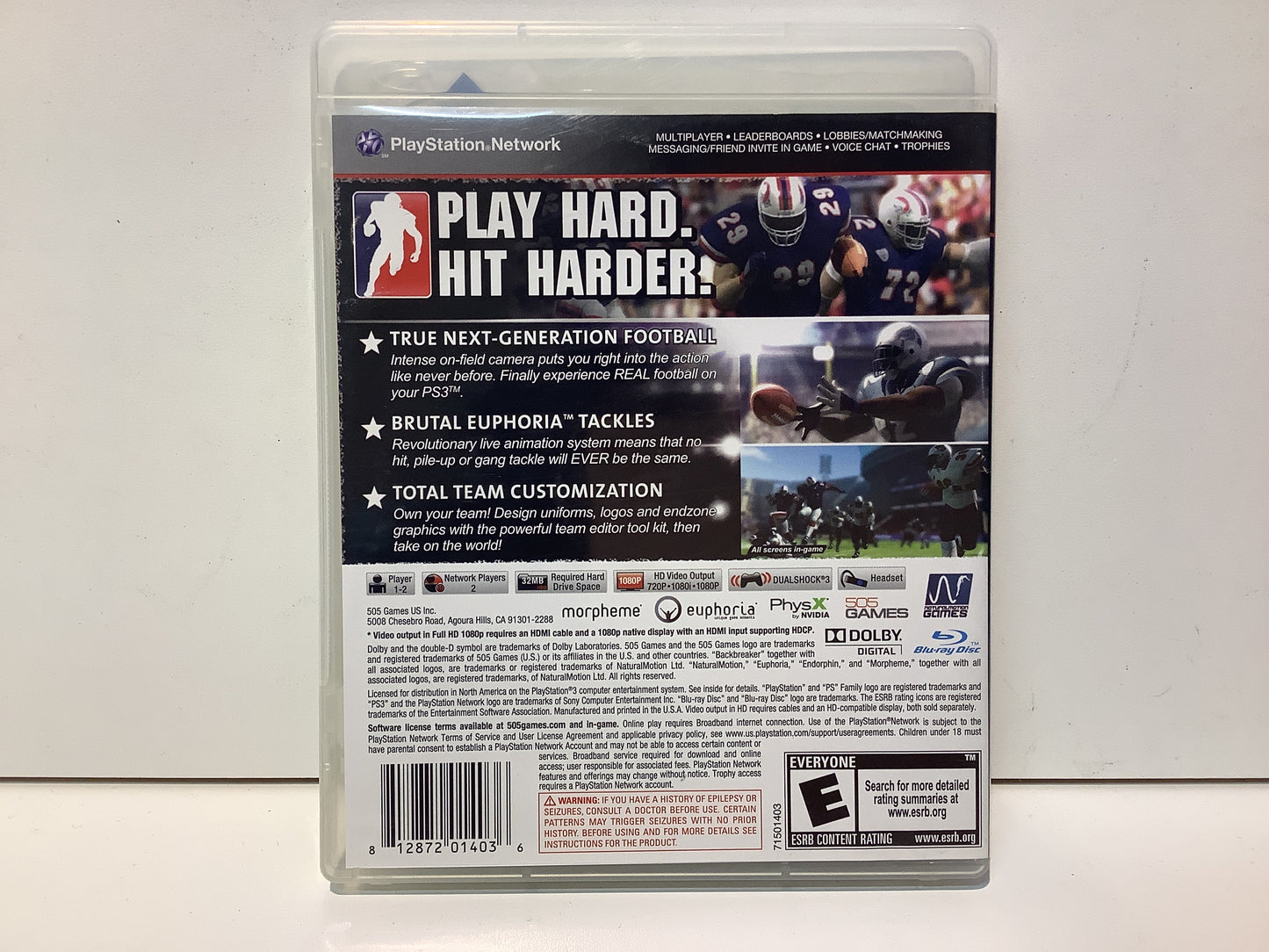 Backbreaker - Playstation 3