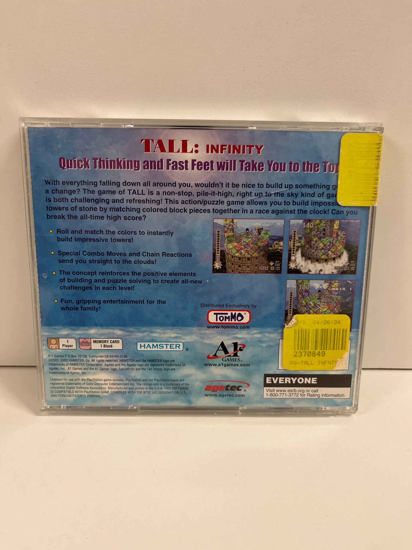 Tall Infinity - Playstation