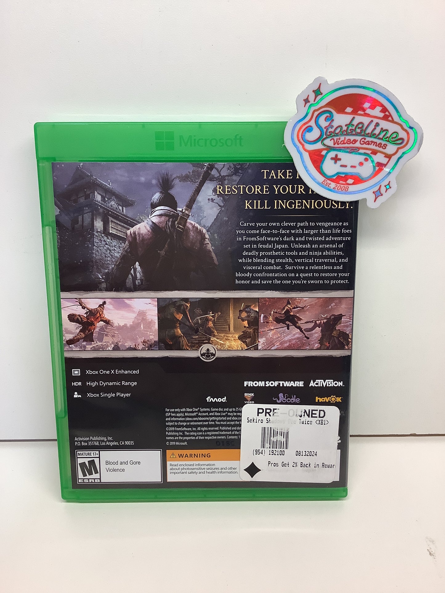 Sekiro: Shadows Die Twice - Xbox One