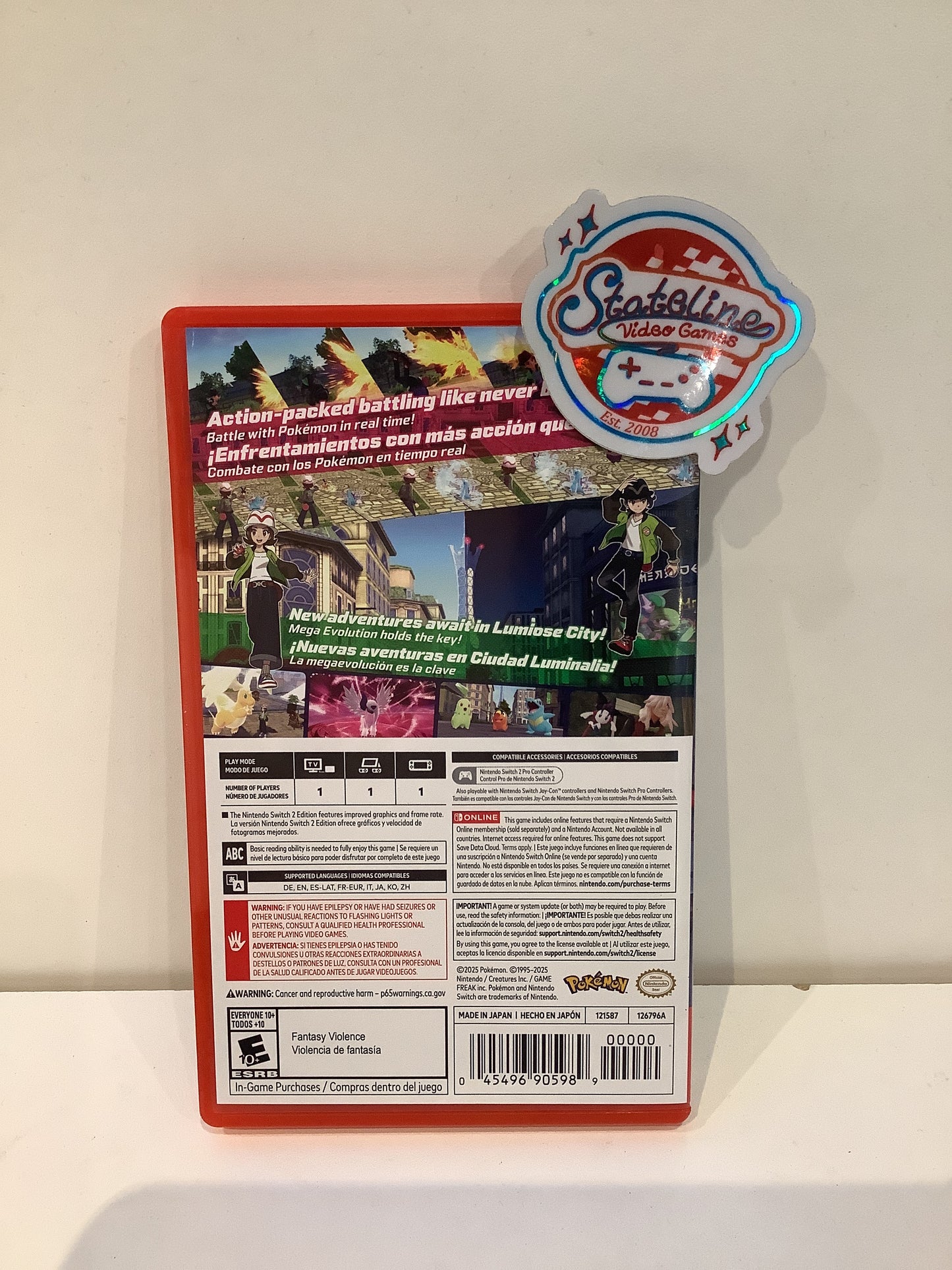 Pokemon Legends: Z-A - Nintendo Switch 2