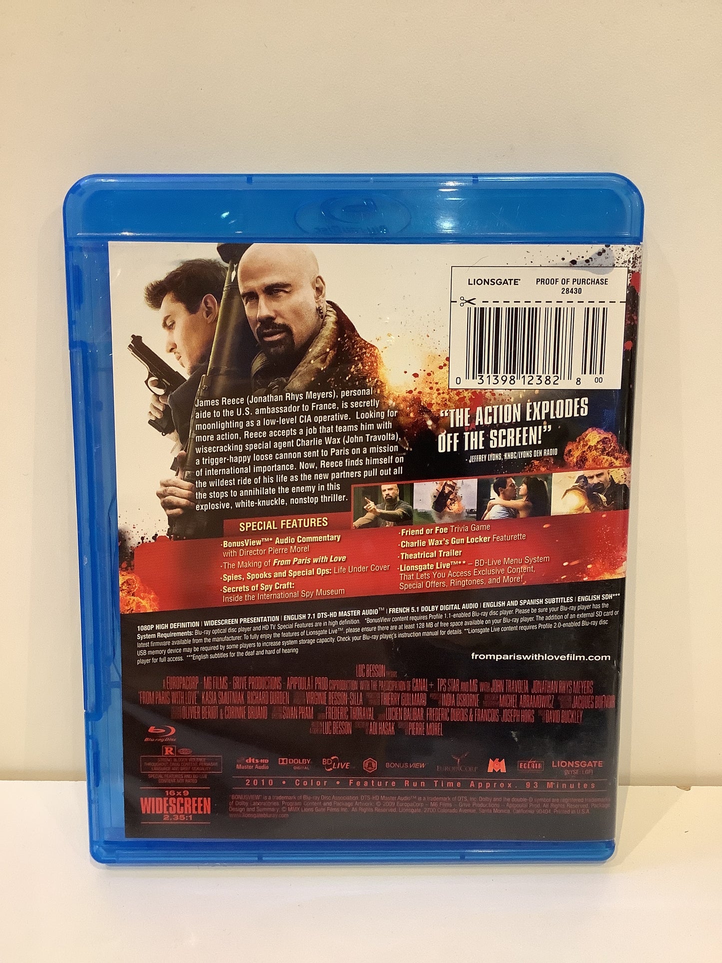 From Paris with Love - Blu-Ray