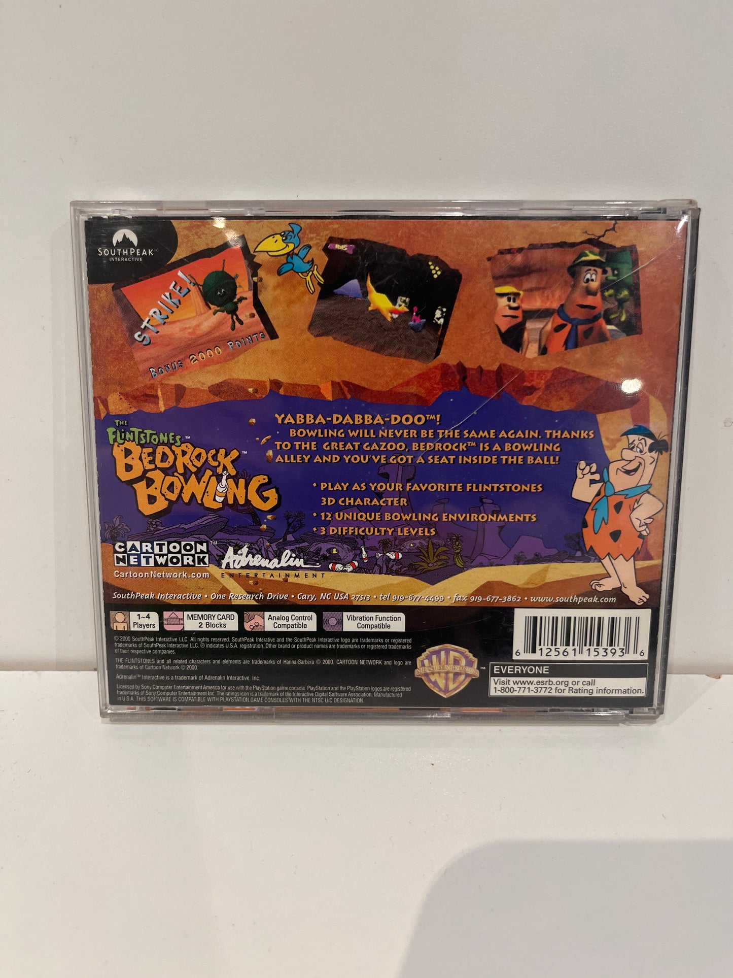 The Flintstones Bedrock Bowling - Playstation