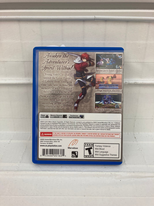 Ys: Memories of Celceta - Playstation Vita