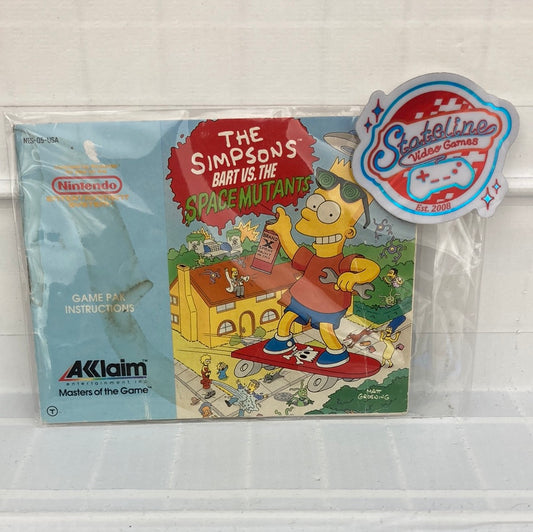 The Simpsons Bart vs the Space Mutants - NES