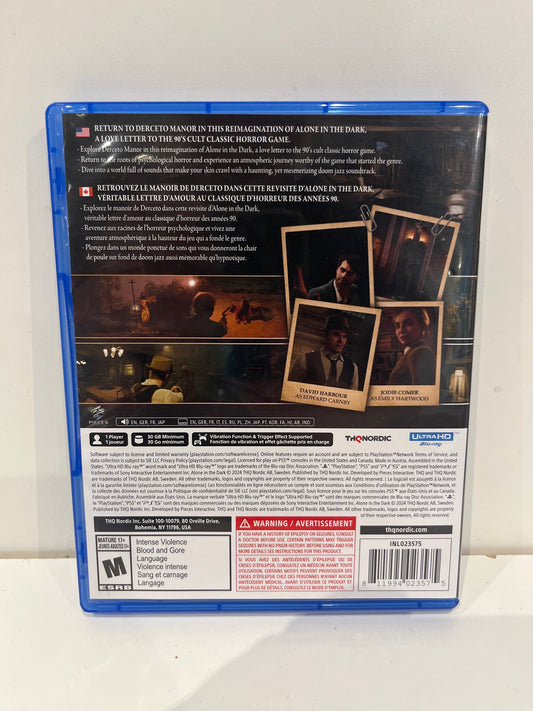 Alone In The Dark - Playstation 5