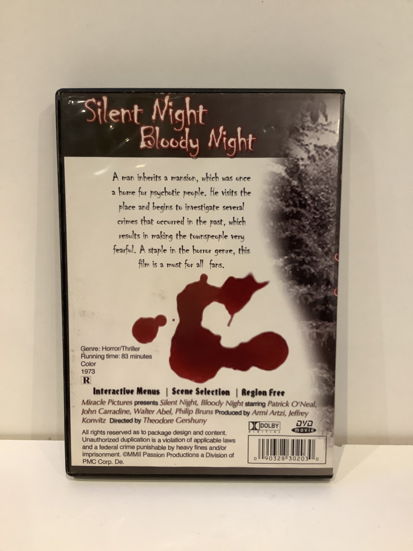 Silent Night Bloody Night - DVD