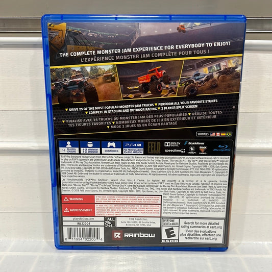 Monster Jam Steel Titans - Playstation 4
