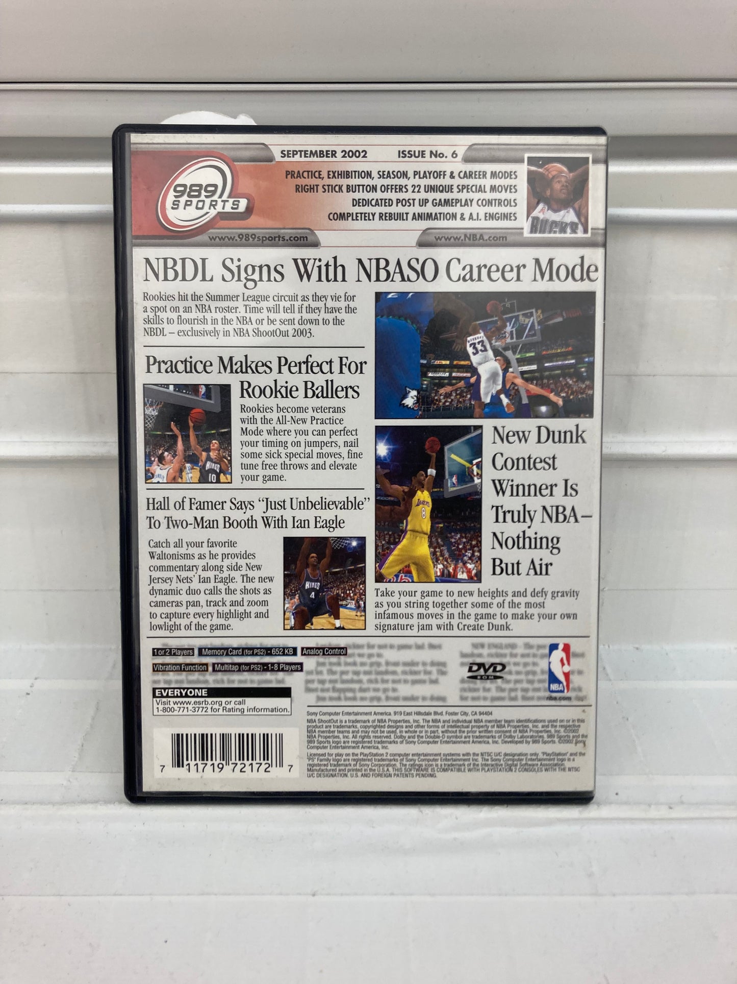 NBA Shootout 2003 - Playstation 2