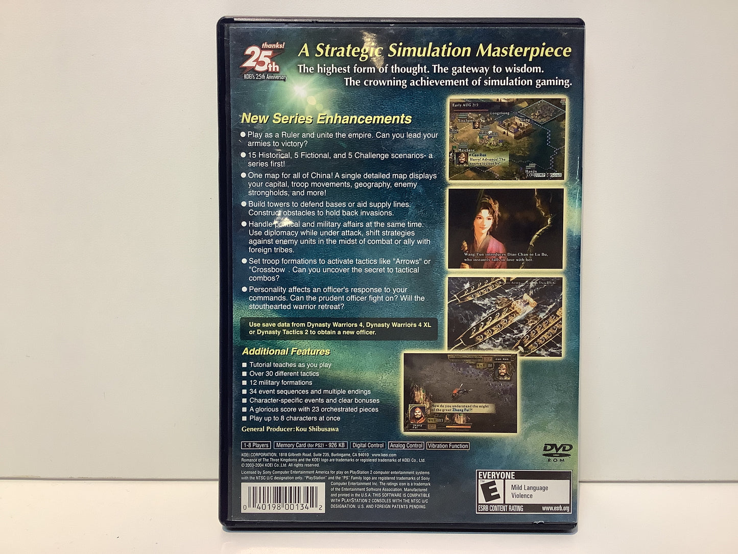 Romance of the Three Kingdoms IX - Playstation 2