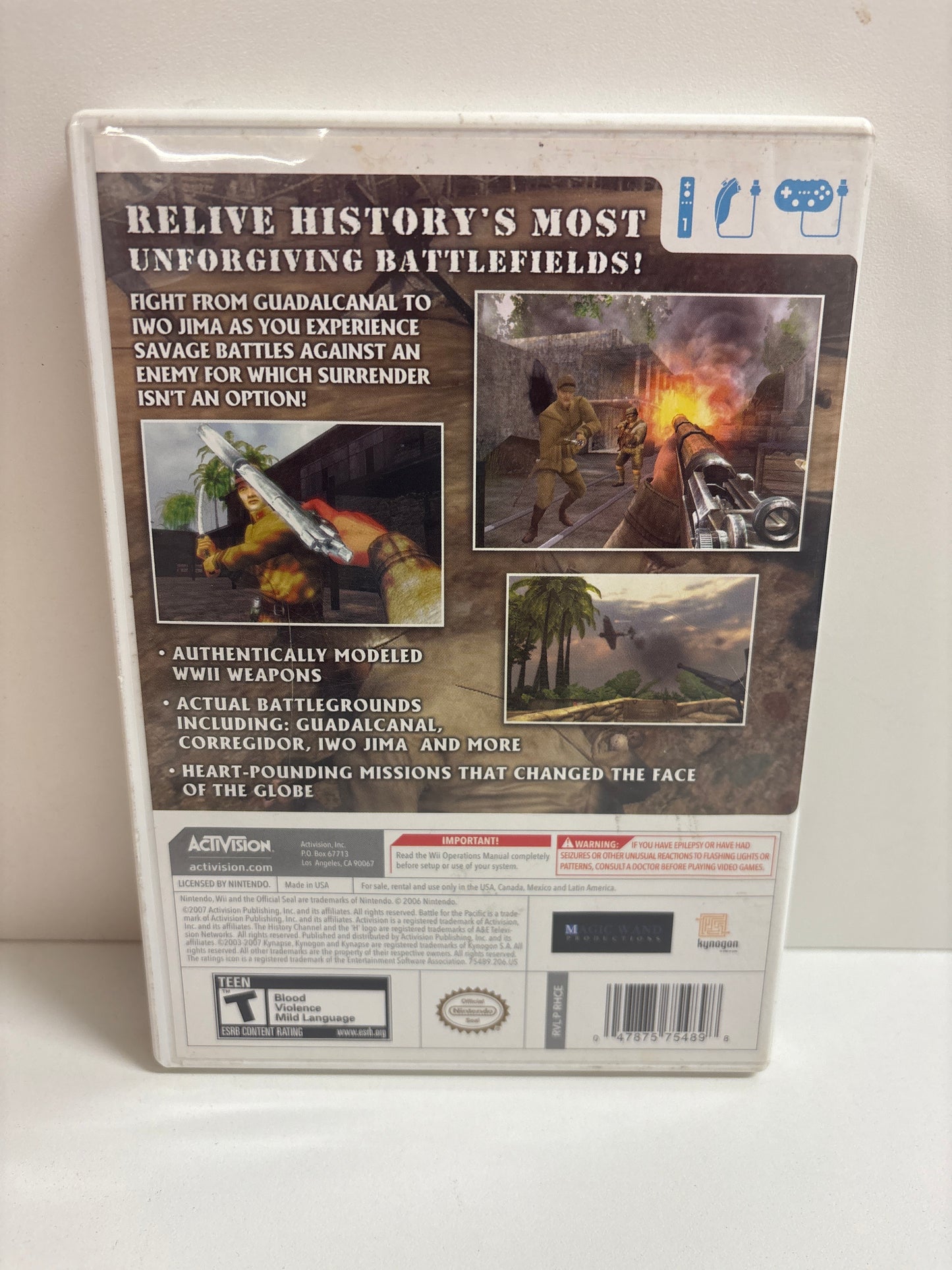 History Channel Battle For the Pacific - Wii