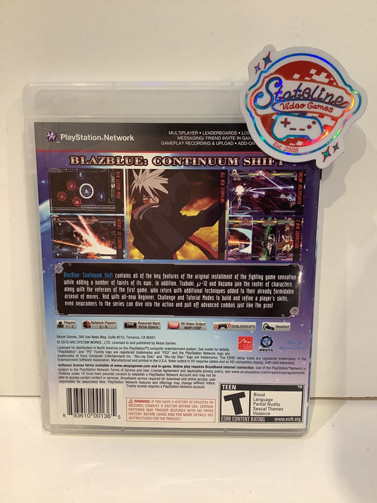 BlazBlue: Continuum Shift - Playstation 3