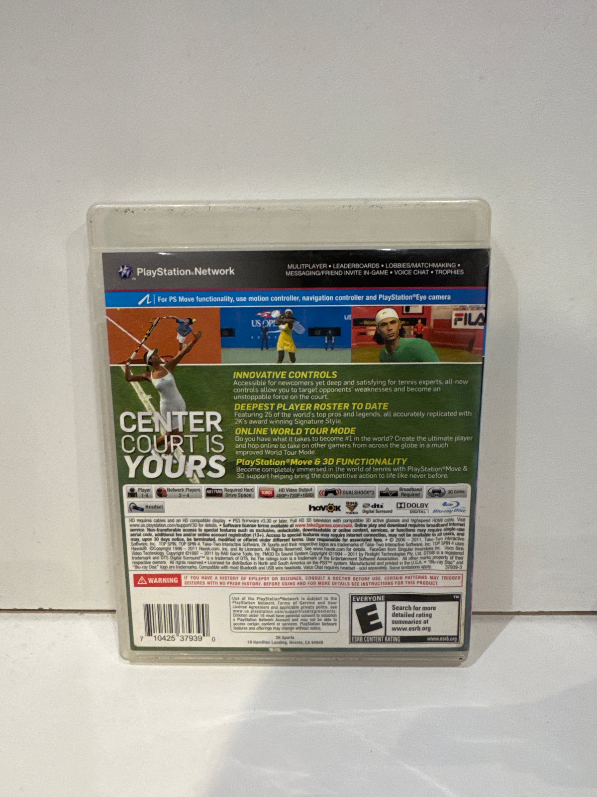 Top Spin 4 - Playstation 3