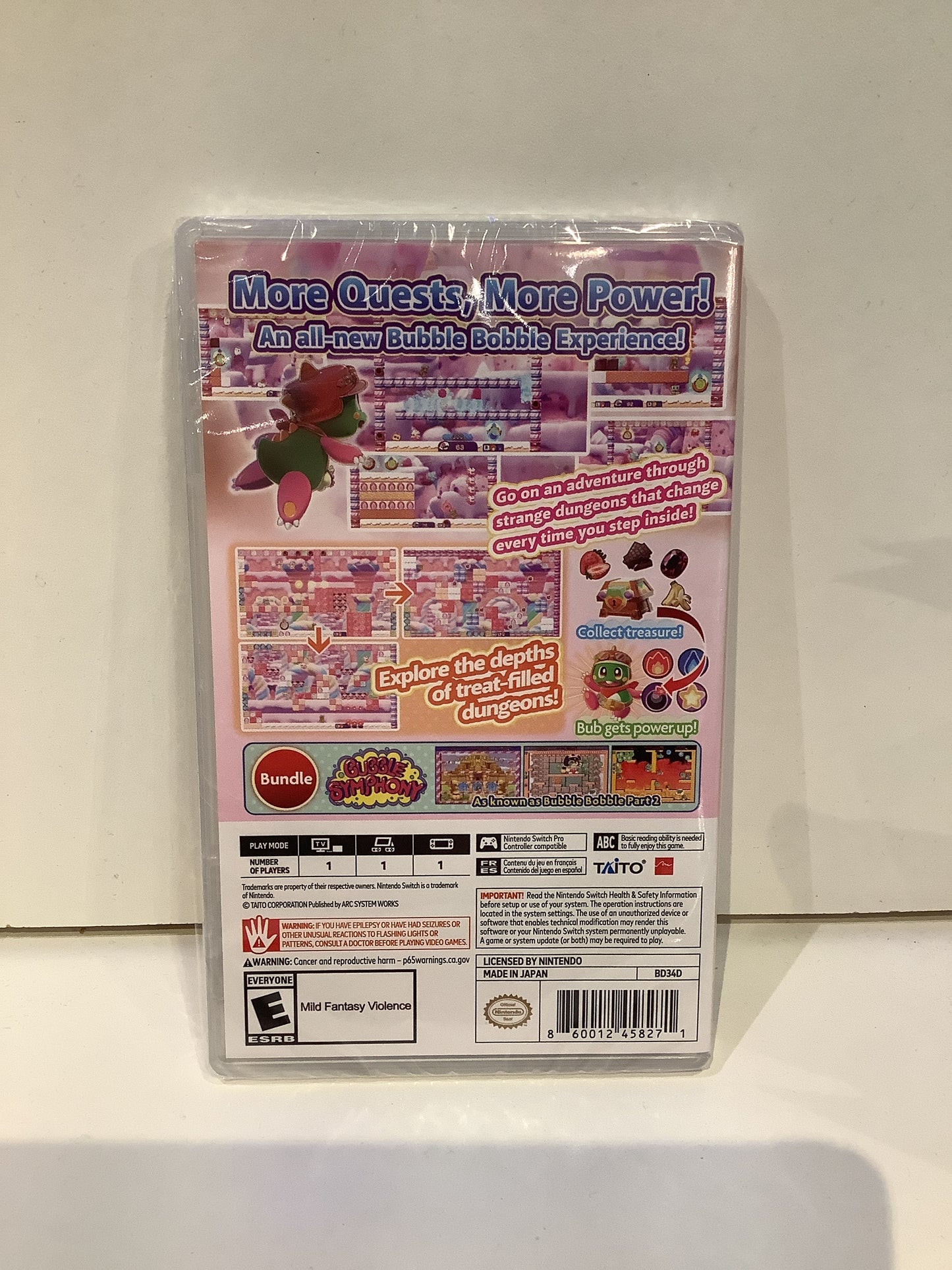 Bubble Bobble Sugar Dungeons - Nintendo Switch