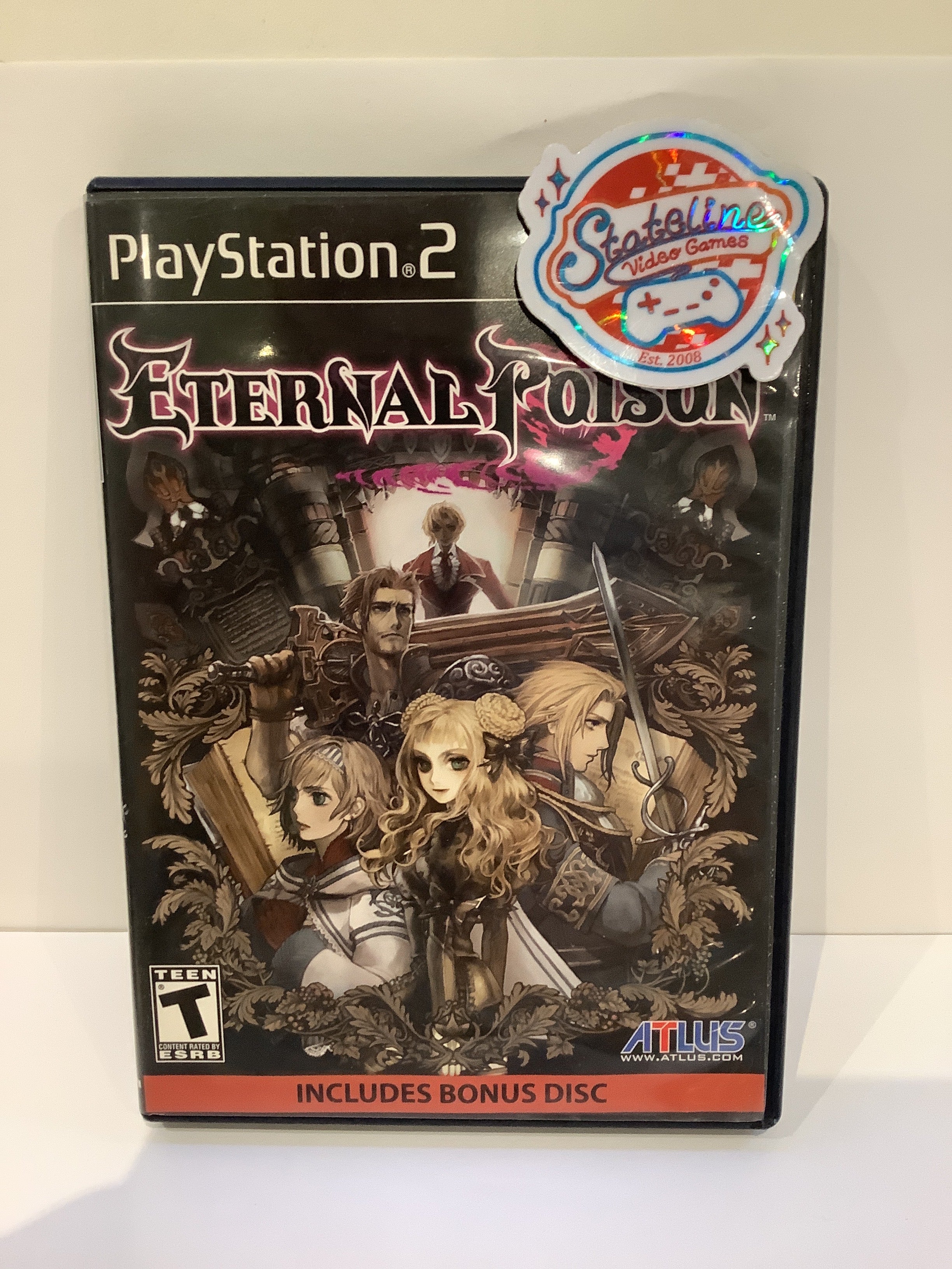 Eternal Poison high quality For Playstation 2 cib Atlus