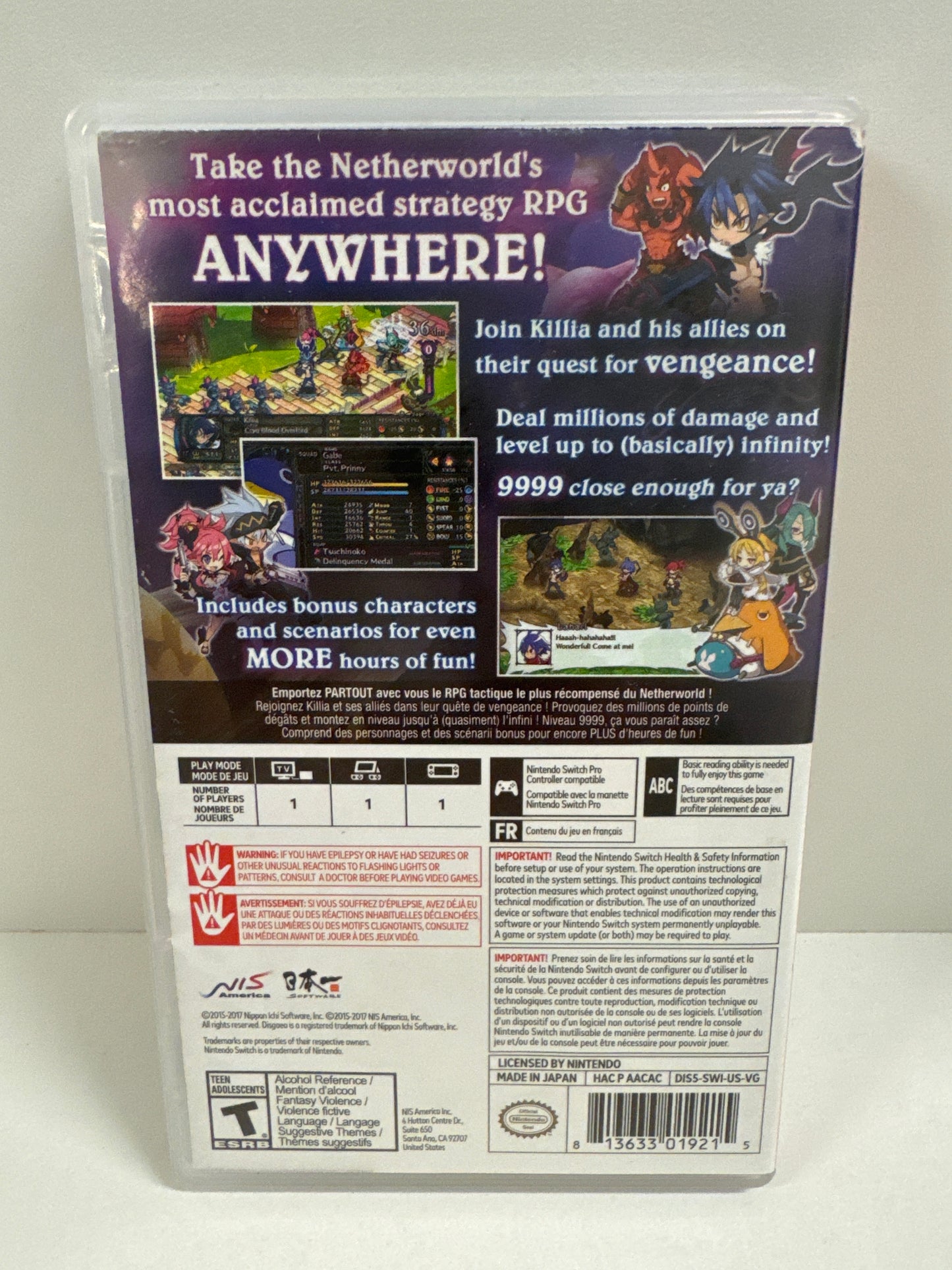 Disgaea 5 Complete - Nintendo Switch