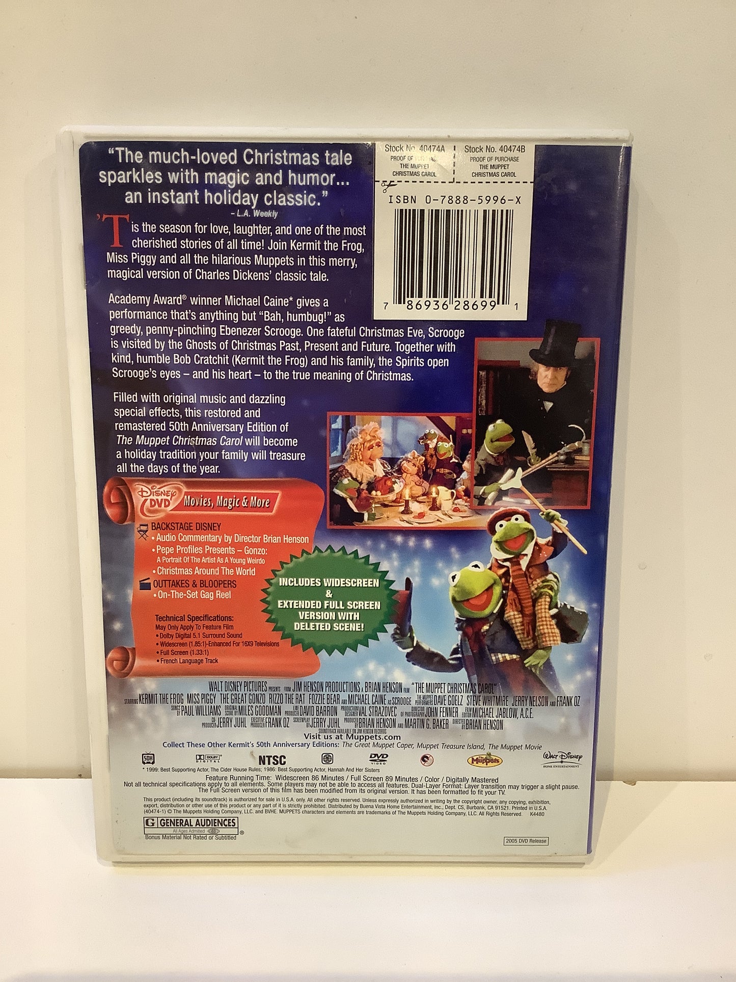 The Muppet Christmas Carol - DVD