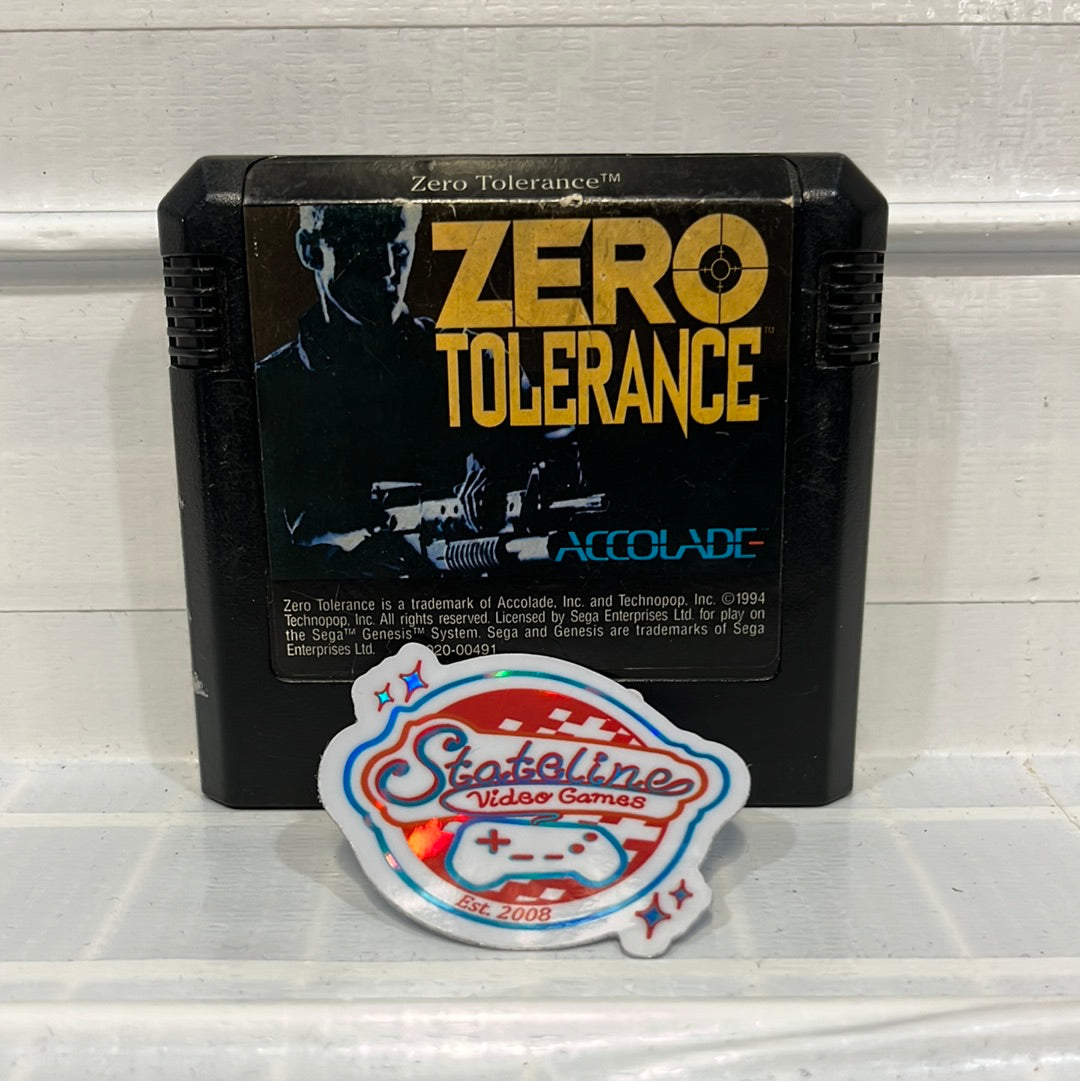 Zero Tolerance - Sega Genesis – Stateline Video Games Inc.