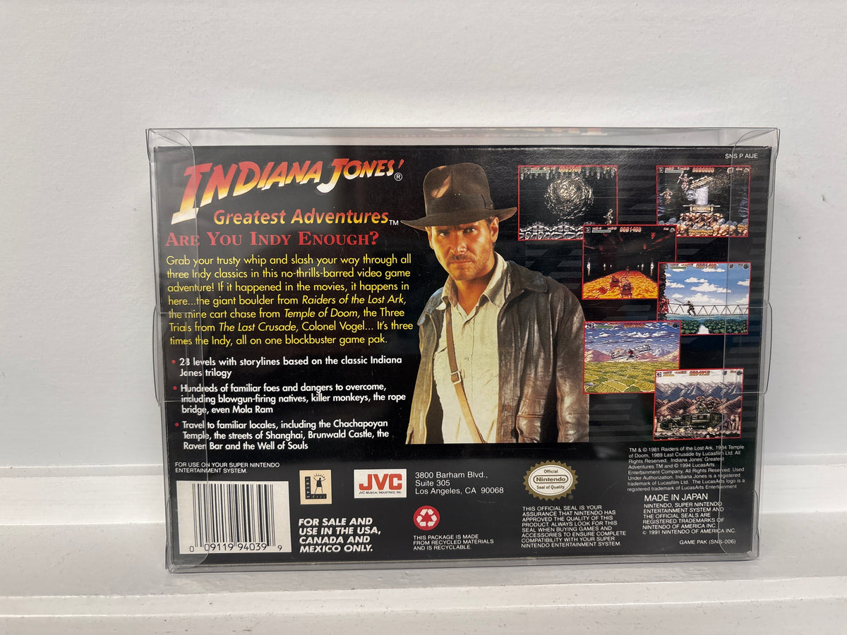 Indiana Jones' Greatest Adventures - Super Nintendo